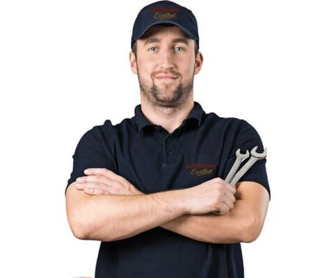 Technician checking for an indoor water leak in Glendale